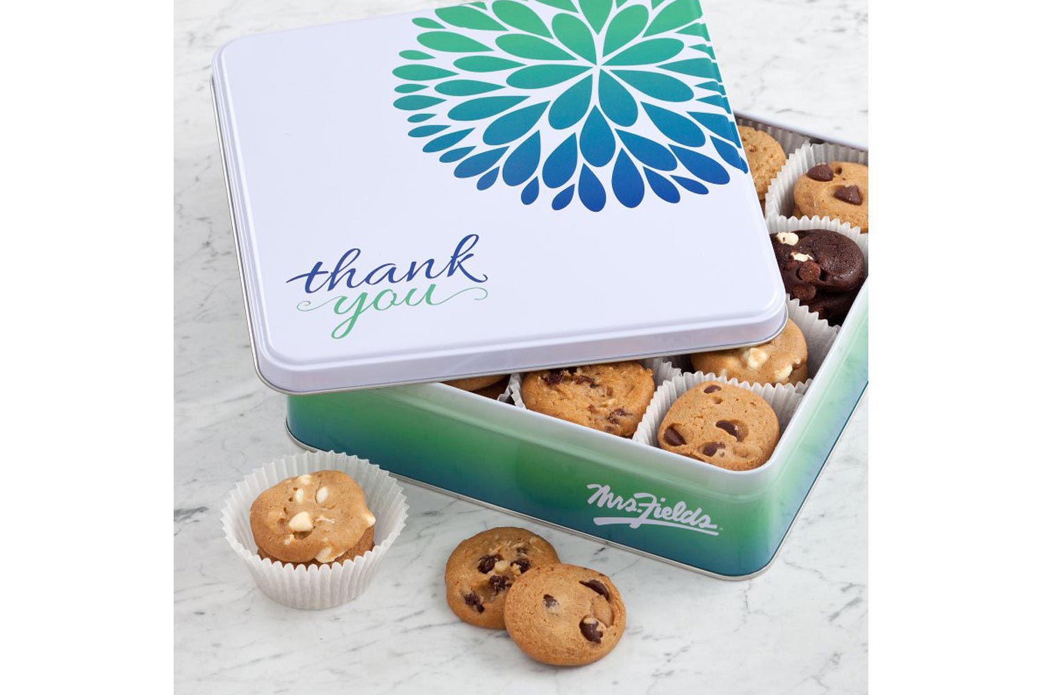 Mrs. Fields Cookies packaging design