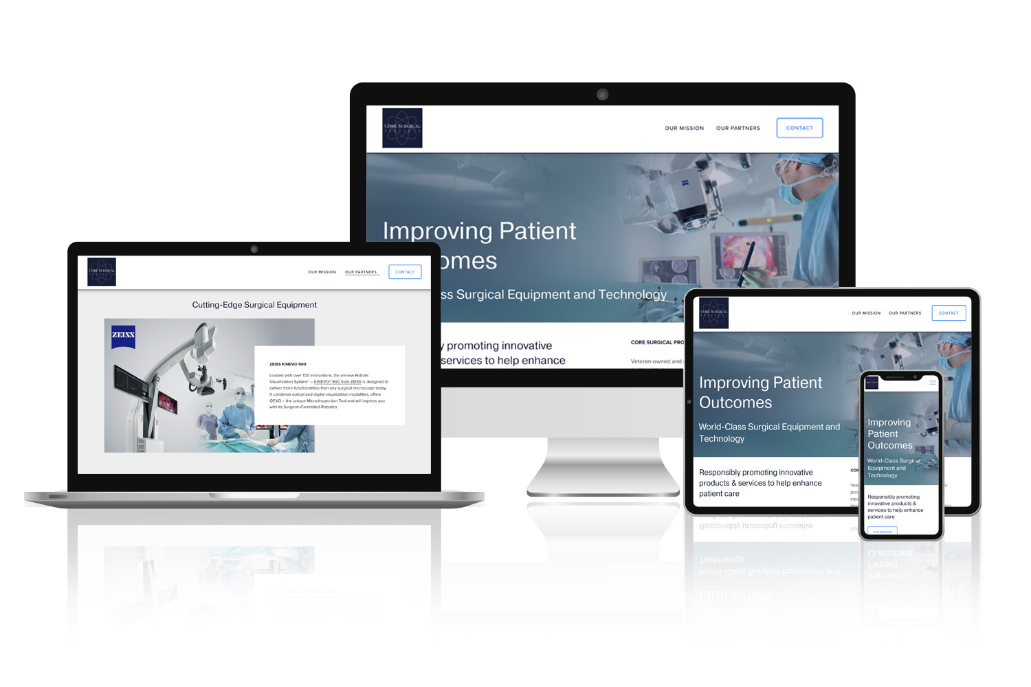 Medical Supplies Website Design